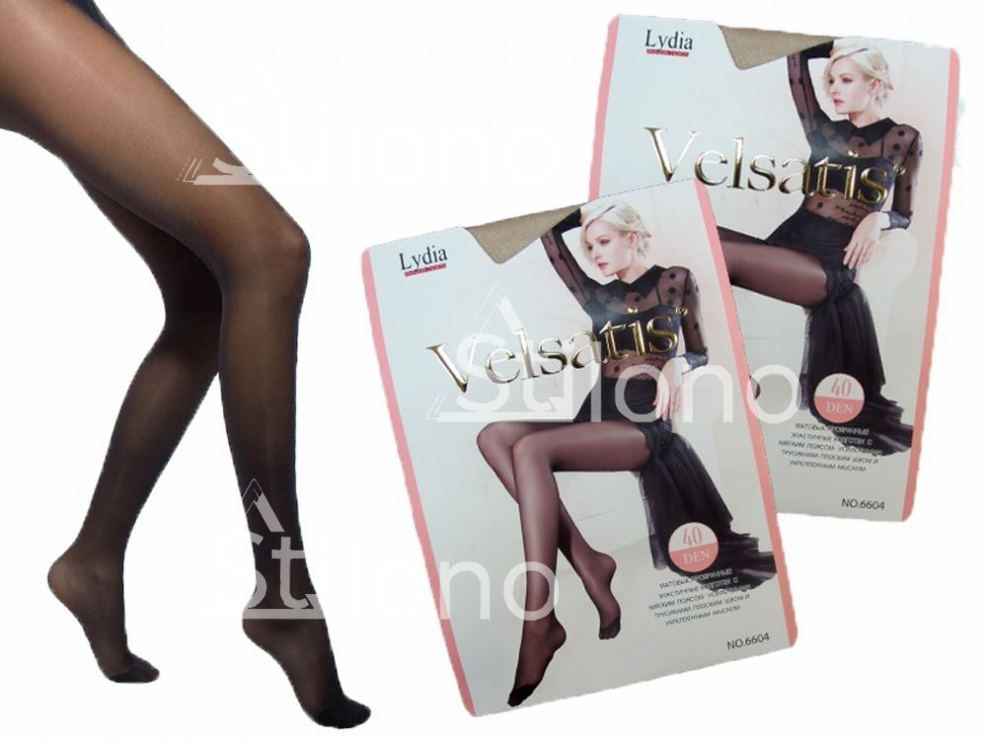 Женские капроновые колготки 40 DEN NERO VELSATIS 6604