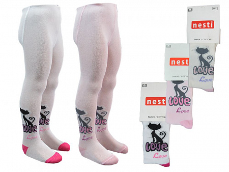 Колготки для девочки с 3D рисунком  NESTI