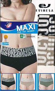 Трусы женские утягивающие (большие размеры) бамбук EVINESA